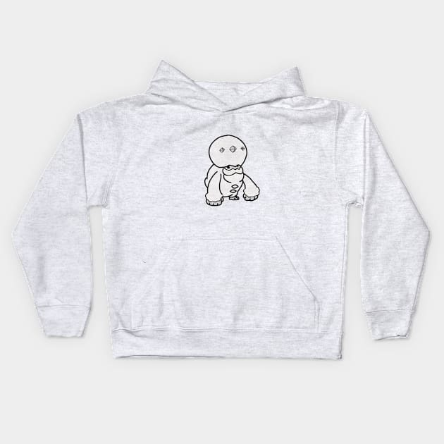 Snow golem Kids Hoodie by Tfire art